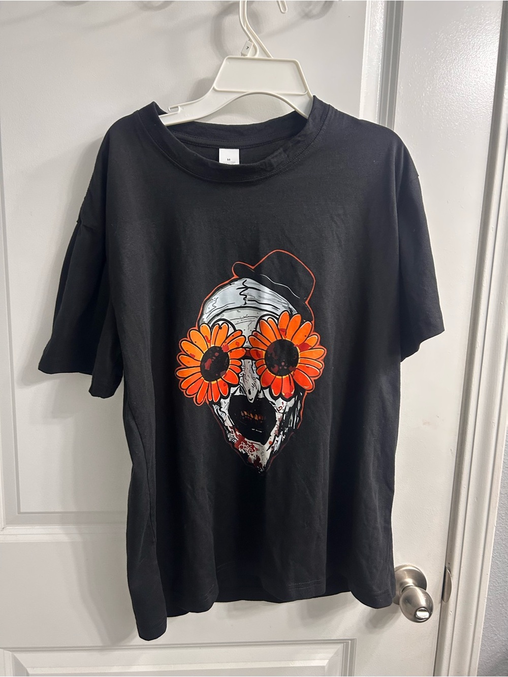 Women Black Crew Neck T-Shirt
